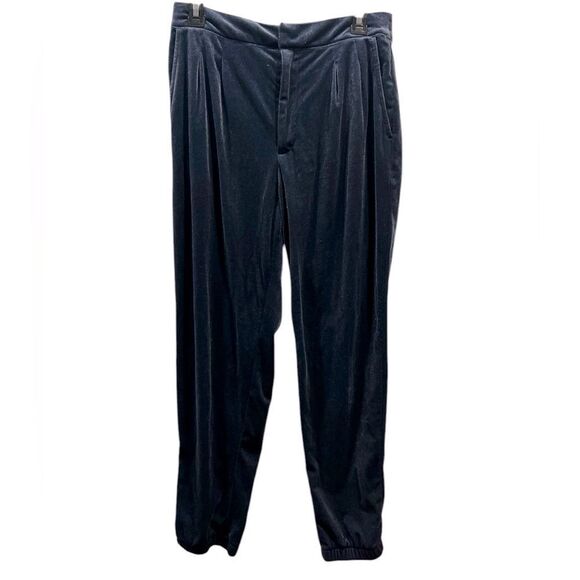 Blue velvet  jogger trousers - Picture 1 of 6